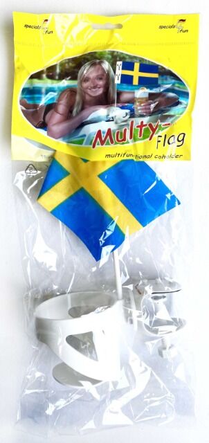 Getränkehalter / Flaggenhalter mit Länderfahnen, Großhandel Restposten