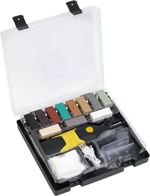 AGT WRS-15.fks Keramik Fliesenreparatur Sets für Heimwerker, Handwerker Steingut Blumentöpfe Naturstein Marmor Kacheln Wachsschmelzer