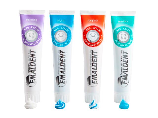EMALDENT Zahnpasta Toothpaste original & whitening 125ml