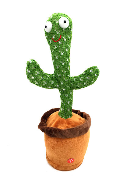 Talking and dancing cactus (batteries)
