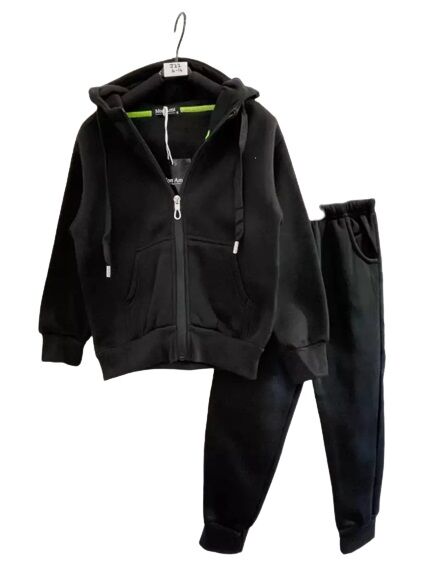 Kinder Jogginganzug Sportanzug Basic J-22 mit Reißverschluss ,Kapuze