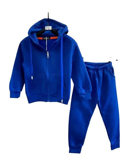 Kinder Jogginganzug Sportanzug Basic J-22 mit Reißverschluss ,Kapuze