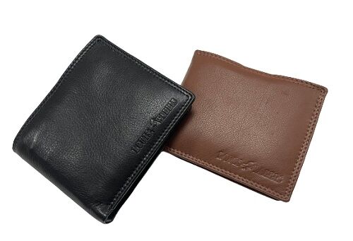 Herren Leder  Geldbörse Geldbeutel von Louis Wallis