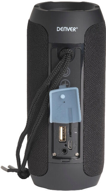 Denver BTS-110BLACK Bluetooth Lautsprecher FM,Bluetooth,MP3 Boombox mit 2 x 5W RMS Musik Bluetooth Smartphone Tablet Ladebuchse Box