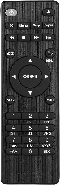 VR-Radio IRS-715 Digitaler WLAN-HiFi-Tuner mit Internetradio, DAB+, UKW, MP3, kostenlose App, Radiowecker, Bildschirm, Lautsprecher, Box, CD