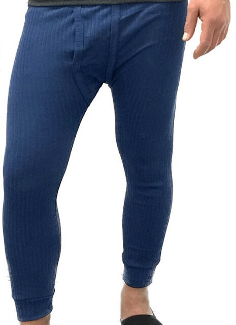 warme lange Thermo-Unterhose für Herren Gr. S - 3XL in Blau Garcia Pescara Thermo, Hose, Unterhose, lange, Herrenhose, Unterwäsche, Winter