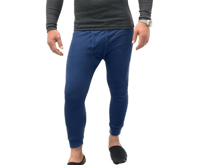 warme lange Thermo-Unterhose für Herren Gr. S - 3XL in Blau Garcia Pescara Thermo, Hose, Unterhose, lange, Herrenhose, Unterwäsche, Winter
