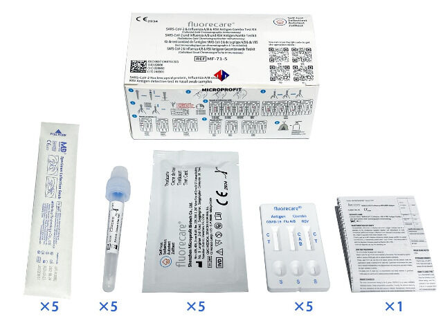 Fluorecare® SARS-CoV-2, Influenza A/B & RSV Combo-Schnelltest ...