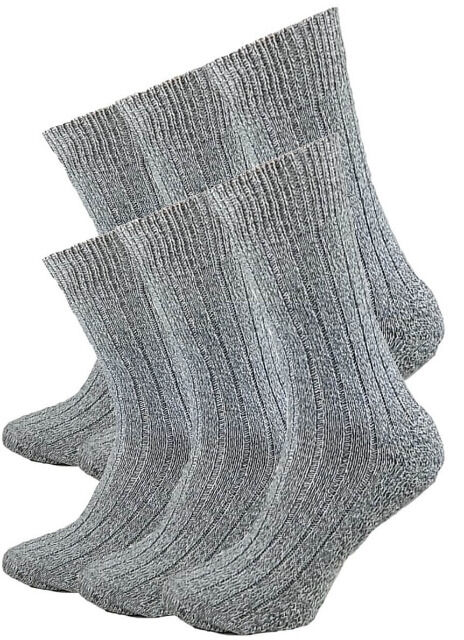 Garcia Pescara 6 Paar Norweger Socken Grau  Wintersocken für warme Füße Strümpfe Thermo Winter Thermosocken Maenner Mann Socke Kälte