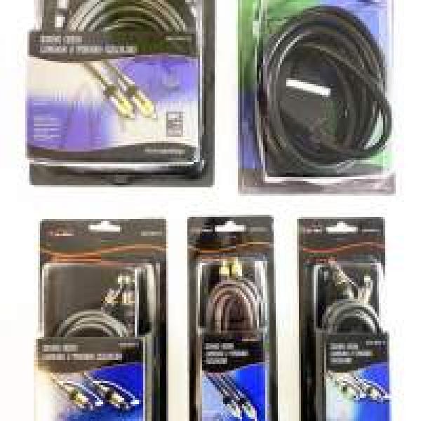 Profitec AV Kabel und Zubehör Mix, Strom für TV, Fernseher, SMART TV, PC, TV-Zubehör, Lautsprecher u.a, Restposten Großhandel