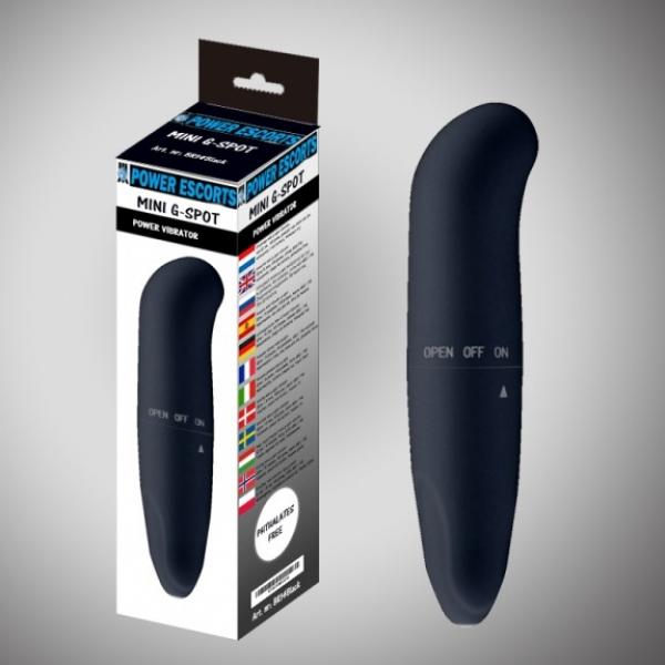 Power Escorts - BR15 - Mini-G-Punkt-Vibrator - Pink und Schwarz