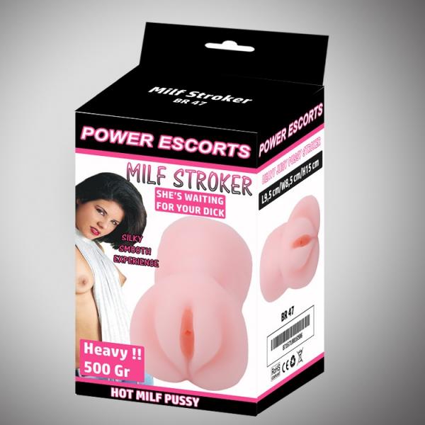 Power Escorts - BR47 - Milf Stroker - Body Masturbator - 500 Grams - Flesh