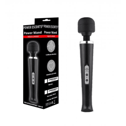 Power Escorts Power Wand Massagegerät – 12 Geschwindigkeiten – Pink – BR16 kabellos