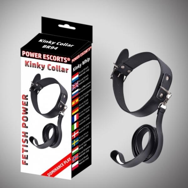 Power Escorts - BR94 - Fetish Power - Kinky Collar - Schwarz