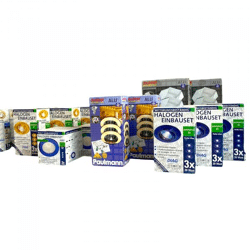 Paulmann, DIAG Einbauspots Beleuchtung Halogen Licht Leuchtmittel dimmbar Kippspot Kaltlichtreflektoren Restposten, Großhandel