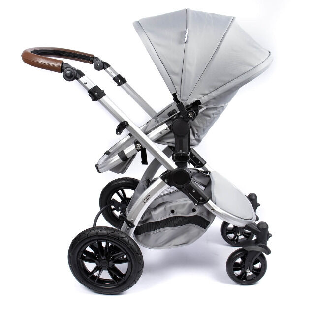 Blij´r Sam grau 2in1 Luxus Kombi Kinderwagen 360 Grad drehbar Buggy Baby Babyschale Sportbuggy Neugeborenes Eltern Spazieren Wandern  Urlaub
