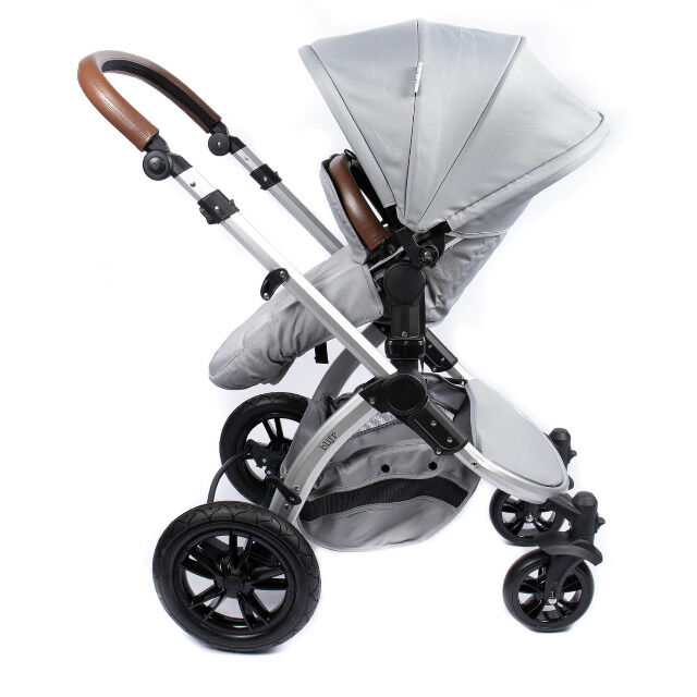 Blij´r Sam grau 2in1 Luxus Kombi Kinderwagen 360 Grad drehbar Buggy Baby Babyschale Sportbuggy Neugeborenes Eltern Spazieren Wandern  Urlaub