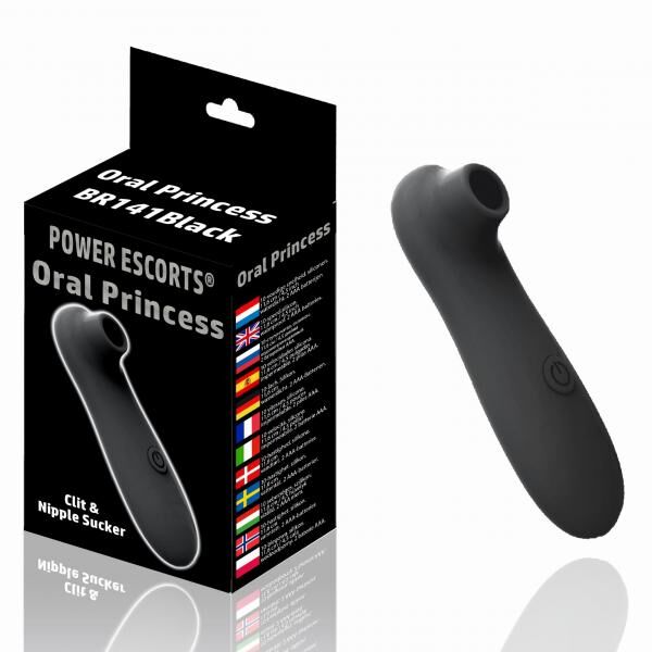 Power Escorts – BR141 – Oral Princess – Luftdruck-Vibrator – Wasserdicht – Luftsauger – Oralsauger – Klitoris-Stimulator/Massagegerät – Luft