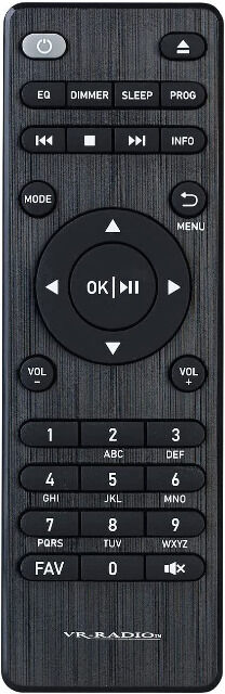 VR-Radio IRS-570.cd Micro-Stereoanlage Internetradio, Microanlage DAB+ Streamingradio Streaming Radiowecker CD Bluetooth Hifianlage