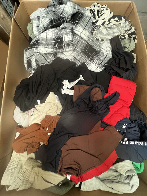 NUR EXPORT: Mixed Kilogramm BC Kleidung (Frauen, Kinder, Männer, Accessoires)