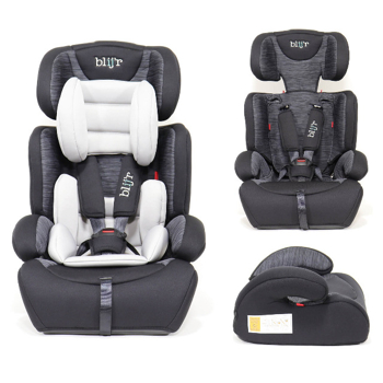 mit I-III kleinkind Gruppe (16039222) grey/black 9-36kg Sitzschale babyschale Blij`r Autositz Seitenaufprallschutz Kindersitz Ivo baby 5-Punkt-Gurt