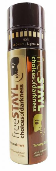 Bräunungslotion Free Stayl, Selbstbräuner, Dunkle Bräune, Sonnenunempfindlich, Schützende Creme, Sonnenschutzmittel Großhandel Restposten