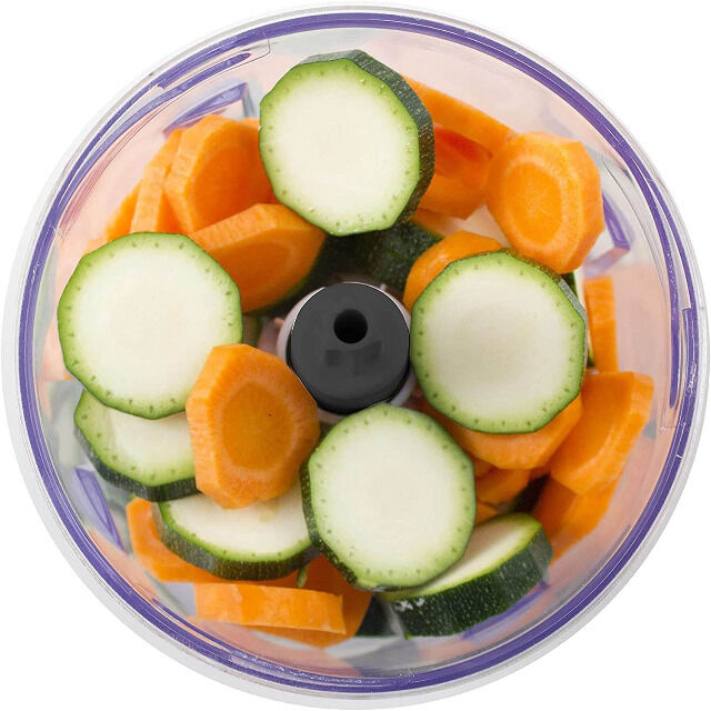 Beper BP.552 Universal-Zerkleinerer mit doppelter Klinge für gleichmäßiges Mahlen und Zerkleinern Haushalt zerschnetzeln Schredder Mörser