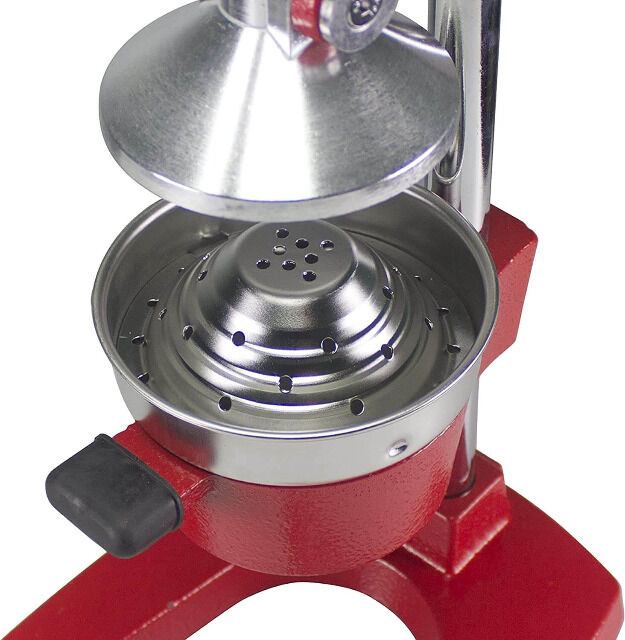 Beper MD.404 Professionelle Granatapfelpresse und Zitruspresse mit ergonomisch gummierten Hebel