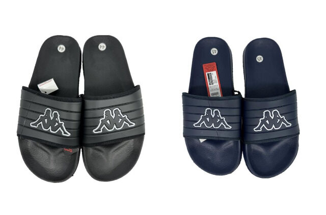 Kappa Herren Sandalen Pantoletten schwarz blau
