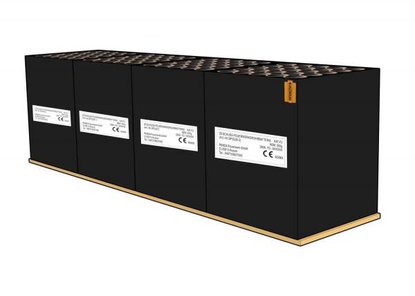 Fire Monster, 138-Schuss Verbund Feuerwerk / Silvester von Panda