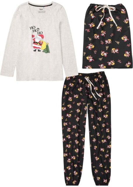 Damen Pyjama mit Geschenktasche xmas