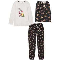 Damen Pyjama mit Geschenktasche xmas