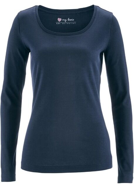 Versandhaus Damen Langarmshirt blau