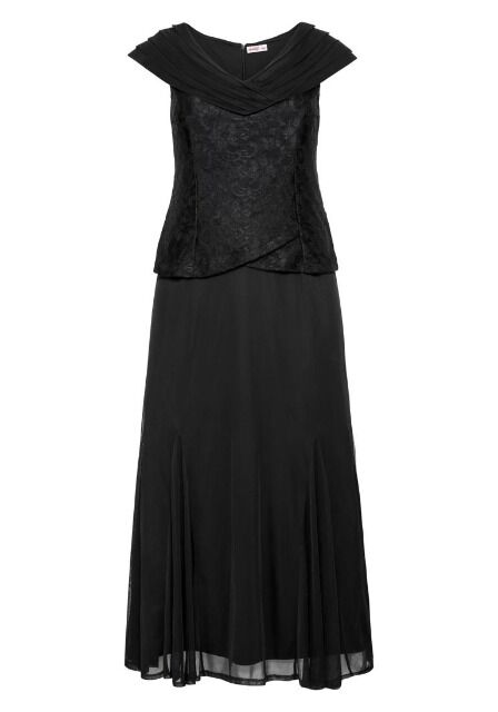 Sheego Spitzenkleid schwarz