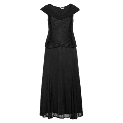 Sheego Spitzenkleid schwarz