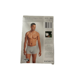 Herren Slip 3er Pack Basic- Retropants schwarz und weiß