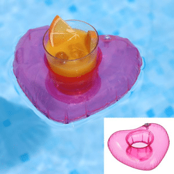 Inflatable drink holder 