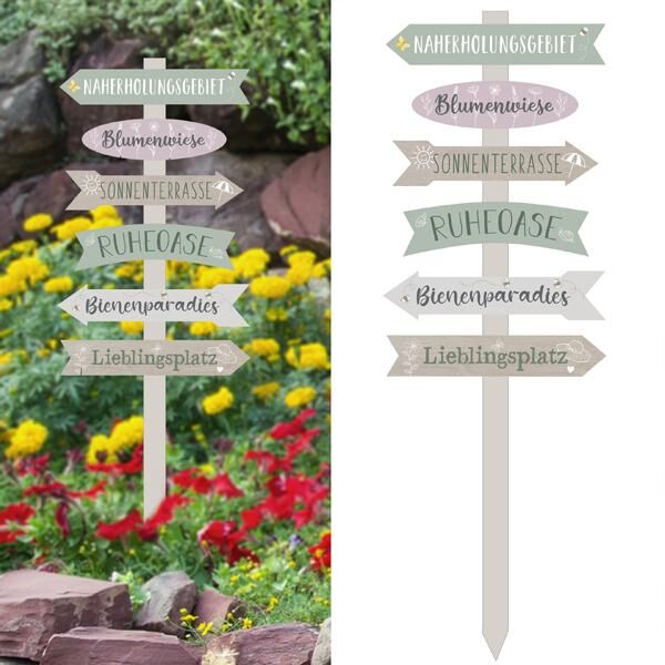 Bild Wegweiser Garten, ca. 76cmH