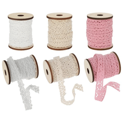 Deko Band Spitze auf Rolle, 3/s, 500cm