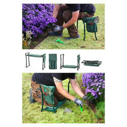 Kniebank Gartenhocker, 2in1, ca. 60x50cm