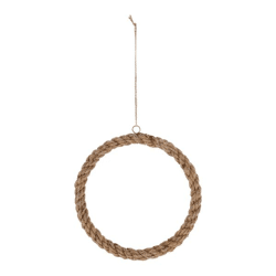 Kranz Jute zum Hängen, S, ca.20cmD