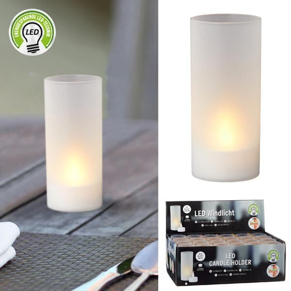 LED lantern, white, approx. 10cmH