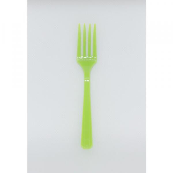 Amscan 20 robuste Kunststoff Gabeln kiwigrün Party