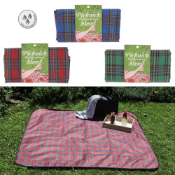 Picknickdecke, kariert, 3/s, ca. 150x130cm