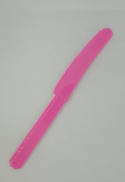 Amscan 20 sturdy plastic knives in pink Party