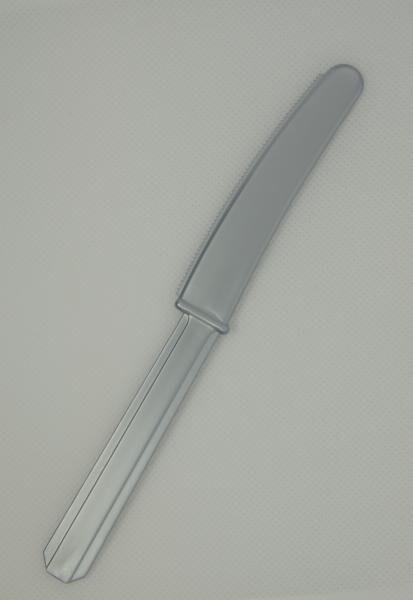 Amscan 20 robuste Kunststoff Messer in silber
