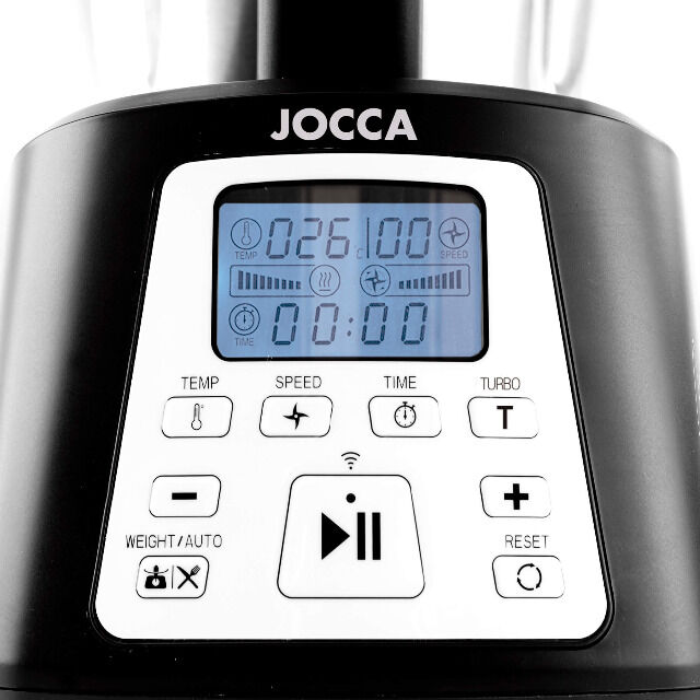 Jocca All-in-One Multifunktions-Küchenmaschine mit App, 12 Funktionsweisen & 10 integrierten Programmen Rühren Mixen Crushen Kneten Garen