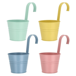 Übertopf zum Hängen, Pastell, 4/s, klein, 13cmD