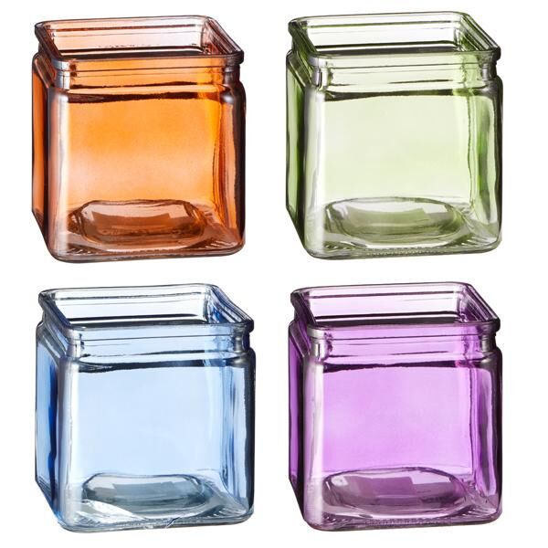 Wind light, angular, colorful, large, approx. 10cmH