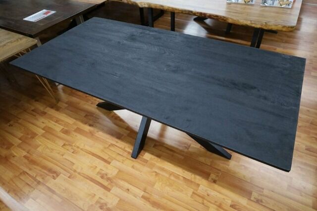 Esstisch Tisch + ECHT HOLZ MANGO Lackiert + Spider Gestell 200x100cm 